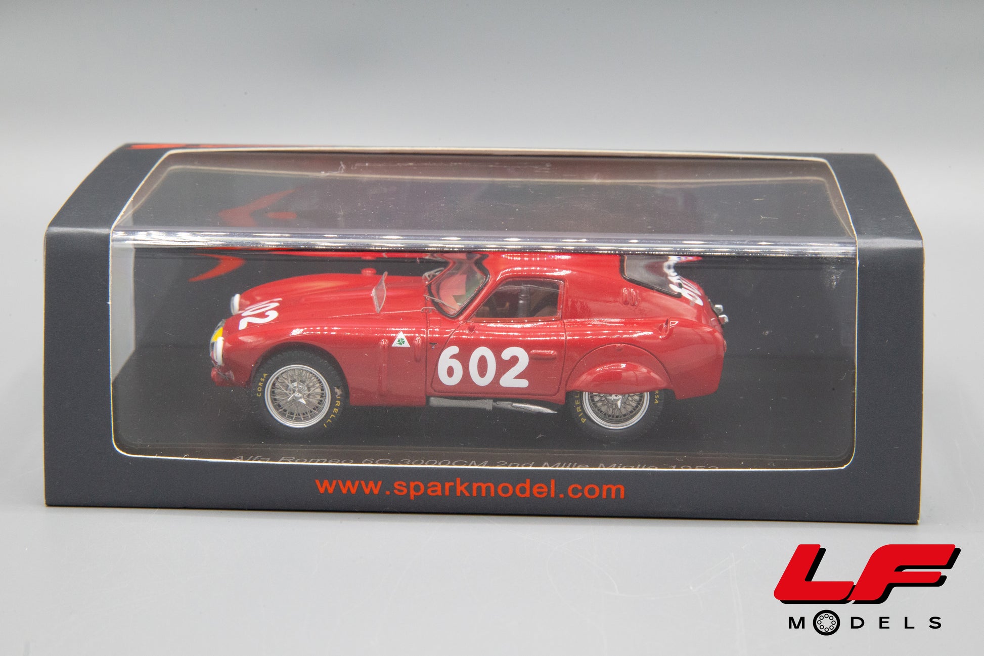 modellino alfa romeo 6c 3000 cm spark 1:43 scatola