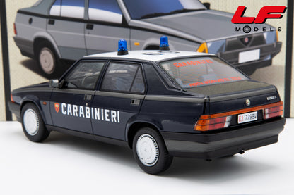 modellino alfa romeo 75 carabinieri laudoracing 1:18 LM187A-PO vista posteriore