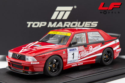 modellino alfa romeo 75 imsa top marques 1:18 frontale
