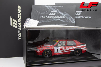 modellino alfa romeo 75 imsa top marques 1:18 imballo