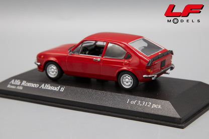 modellino alfa romeo alfasud minichamps 1:43 posteriore
