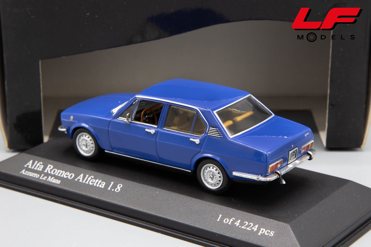 modellino alfa romeo alfetta minichamps 1:43 posteriore