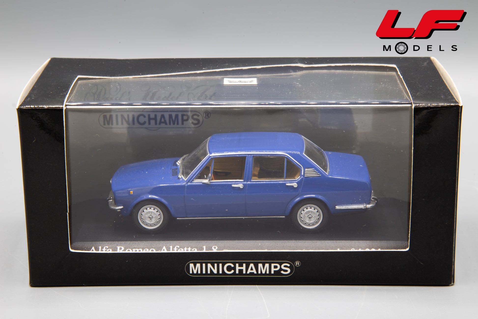 modellino alfa romeo alfetta minichamps 1:43 scatola