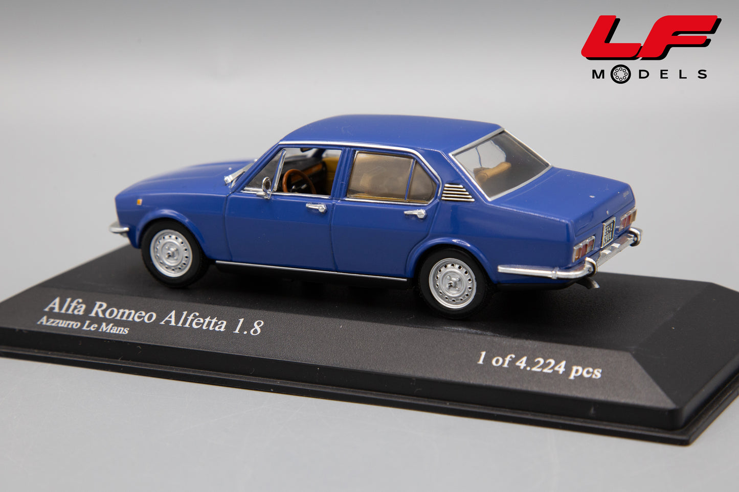 modellino alfa romeo alfetta minichamps 1:43 posteriore