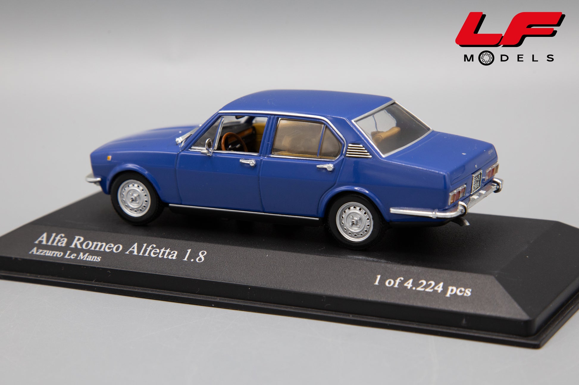 modellino alfa romeo alfetta minichamps 1:43 posteriore