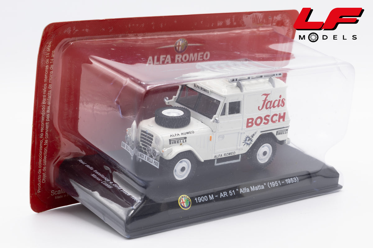 modellino alfa romeo ar 51 alfa matta edicola 1:43 vista frontale