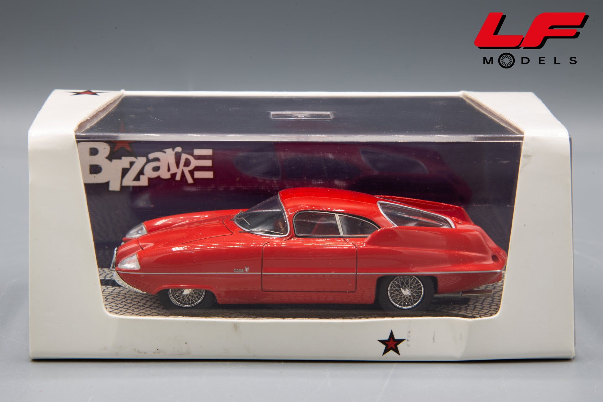 modellino alfa romeo bat9 bizarre 1:43 scatola
