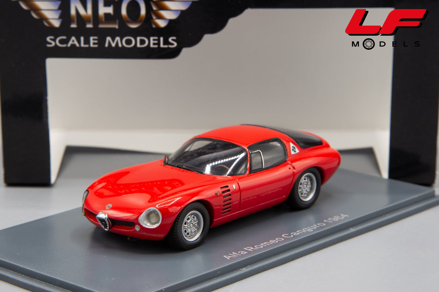 modellino alfa romeo canguro 1:43 frontale
