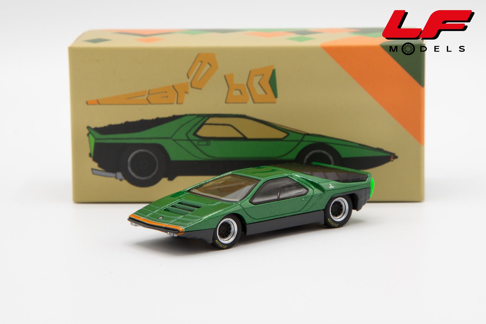 modellino alfa romeo carabo laudoracing 1:64 frontale