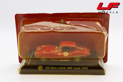 modellino alfa romeo disco volante edicola 1:43 vista laterale