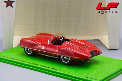 modellino alfa romeo disco volante spider bizarre 1:43 posteriore