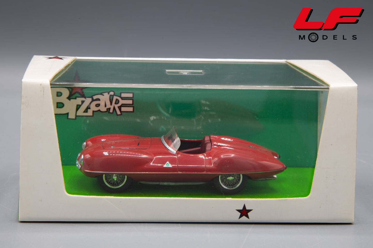 modellino alfa romeo disco volante spider bizarre 1:43 scatola