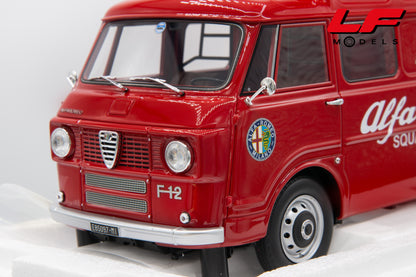 modellino alfa romeo f12 servizio corse laudoracing 1:18 LM219D vista frontale