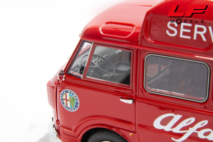 modellino alfa romeo f12 servizio corse laudoracing 1:18 LM219D vista interni