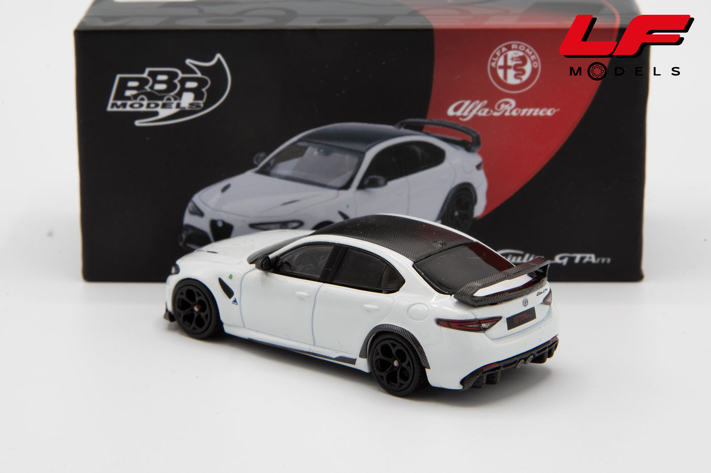 modellino alfa romeo giulia gta m bbr 1:64 posteriore