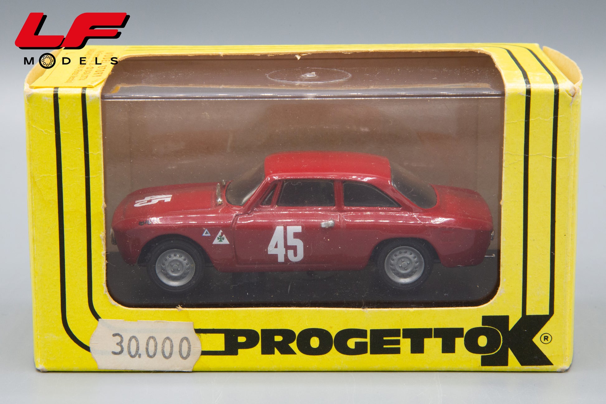 modellino alfa romeo giulia gta progetto k 1:43 scatola