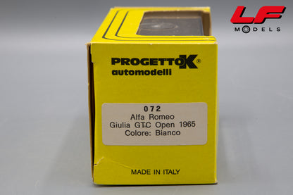 modellino alfa romeo giulia gtc progetto k 1:43 scatola