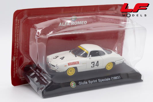 modellino alfa romeo giulia sprint speciale edicola 1:43 vista frontale