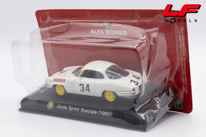 modellino alfa romeo giulia sprint speciale edicola 1:43 vista posteriore
