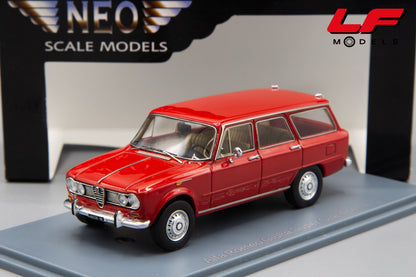 modellino alfa romeo giulia super giardinetta station wagon neo 1:43 frontale