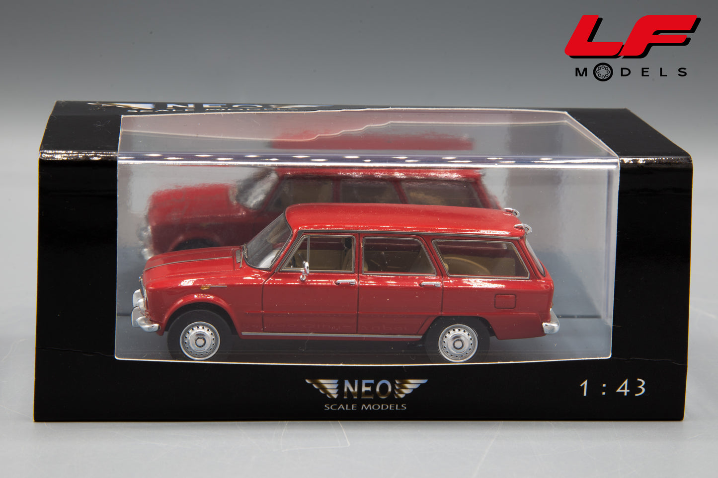 modellino alfa romeo giulia super giardinetta station wagon neo 1:43 scatola