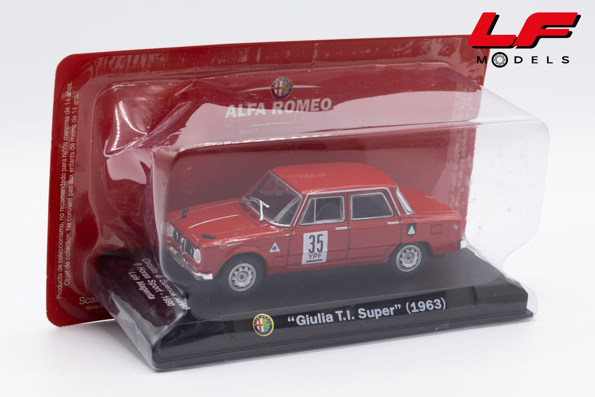 modellino alfa romeo giulia ti edicola 1:43 vista frontale
