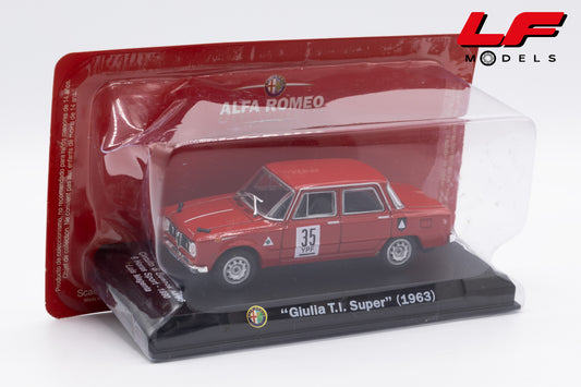 modellino alfa romeo giulia ti edicola 1:43 vista frontale