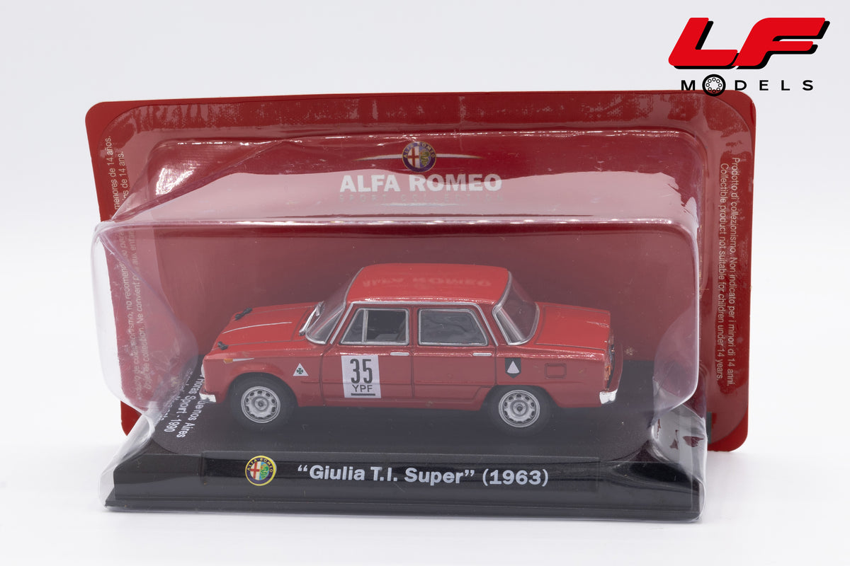 modellino alfa romeo giulia ti edicola 1:43 vista laterale