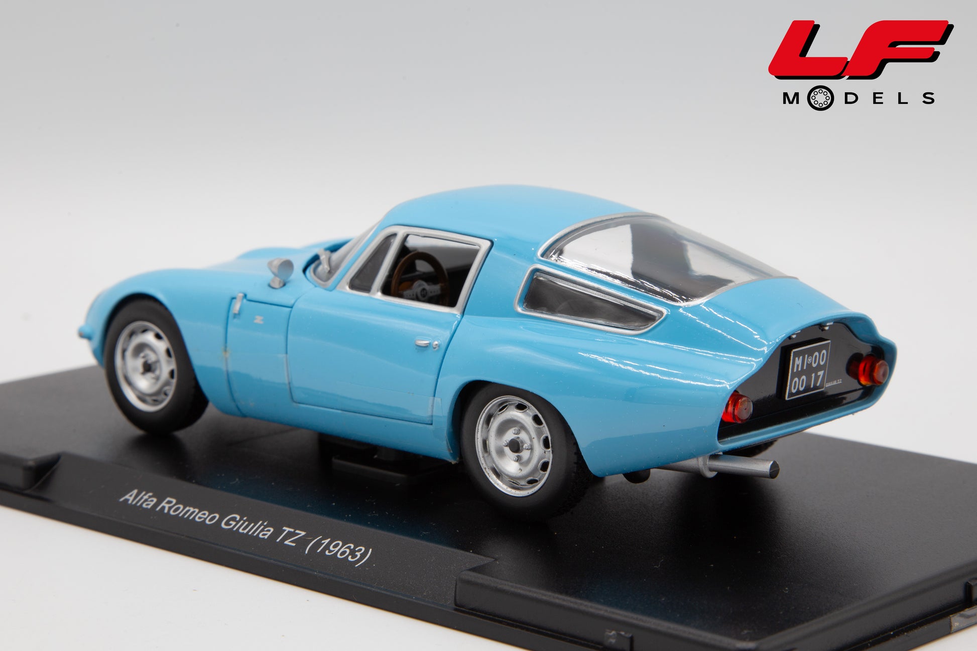 modellino alfa romeo giulia tz edicola 1:24 vista posteriore
