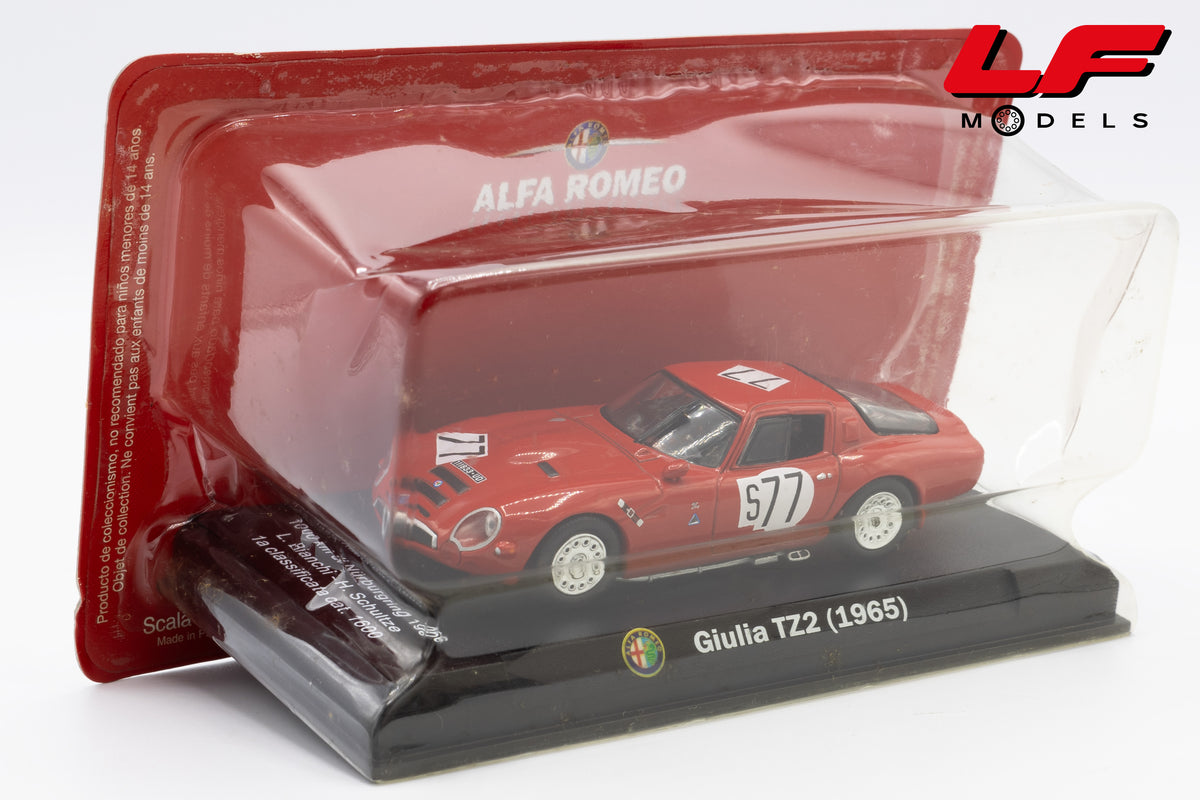 modellino alfa romeo giulia tz2 edicola 1:43 vista frontale