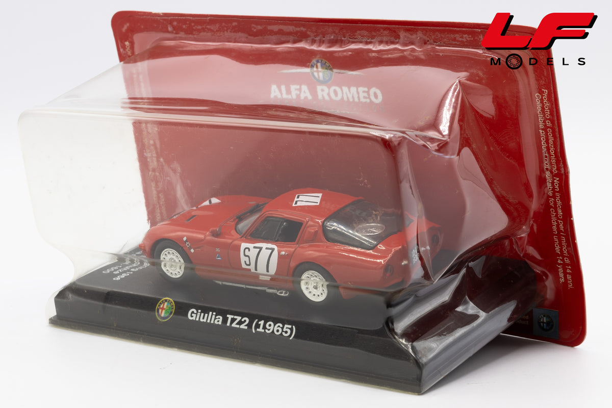 modellino alfa romeo giulia tz2 edicola 1:43 vista frontale
