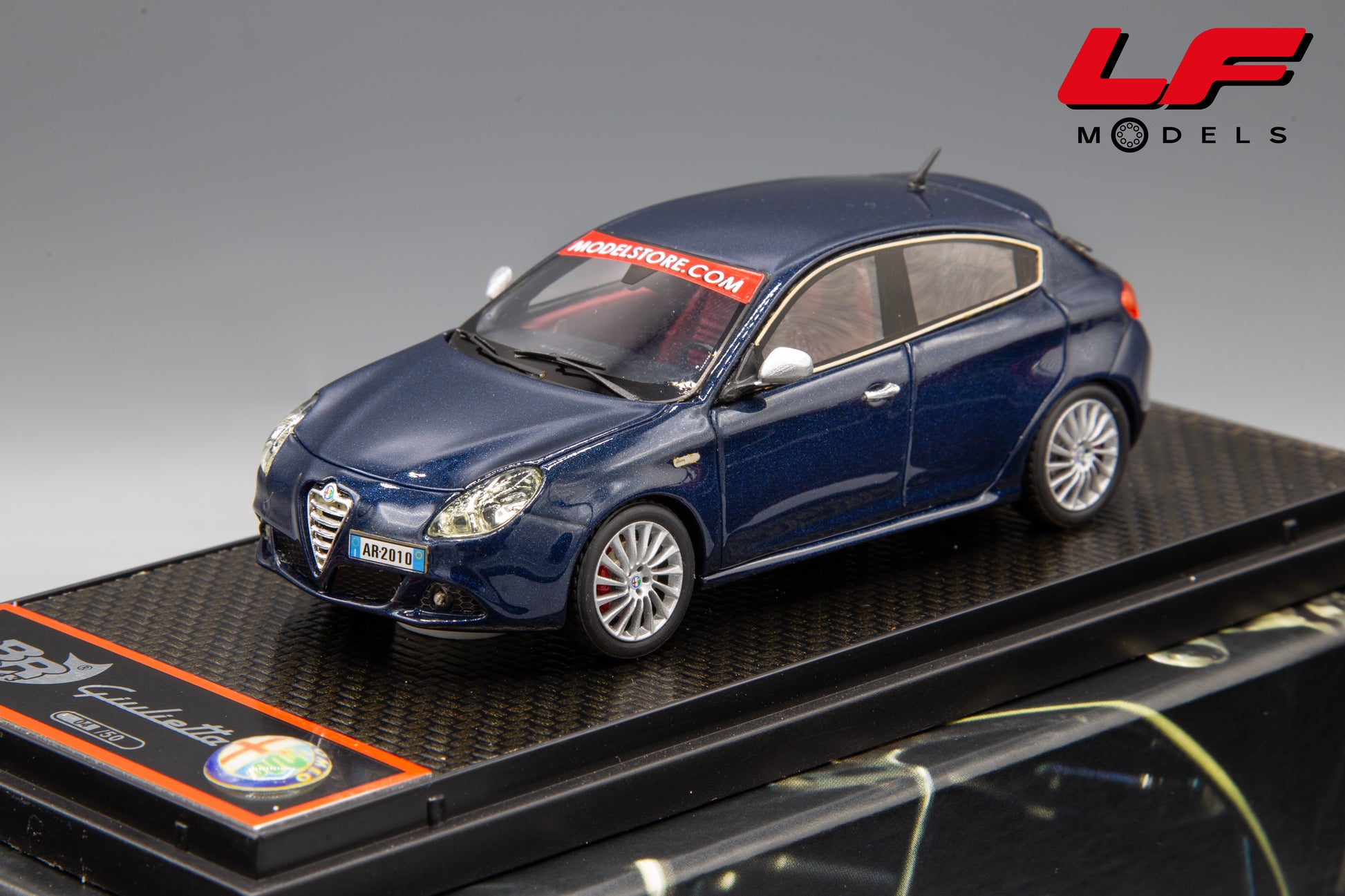 modellino alfa romeo giulietta bbr 1:43 frontale