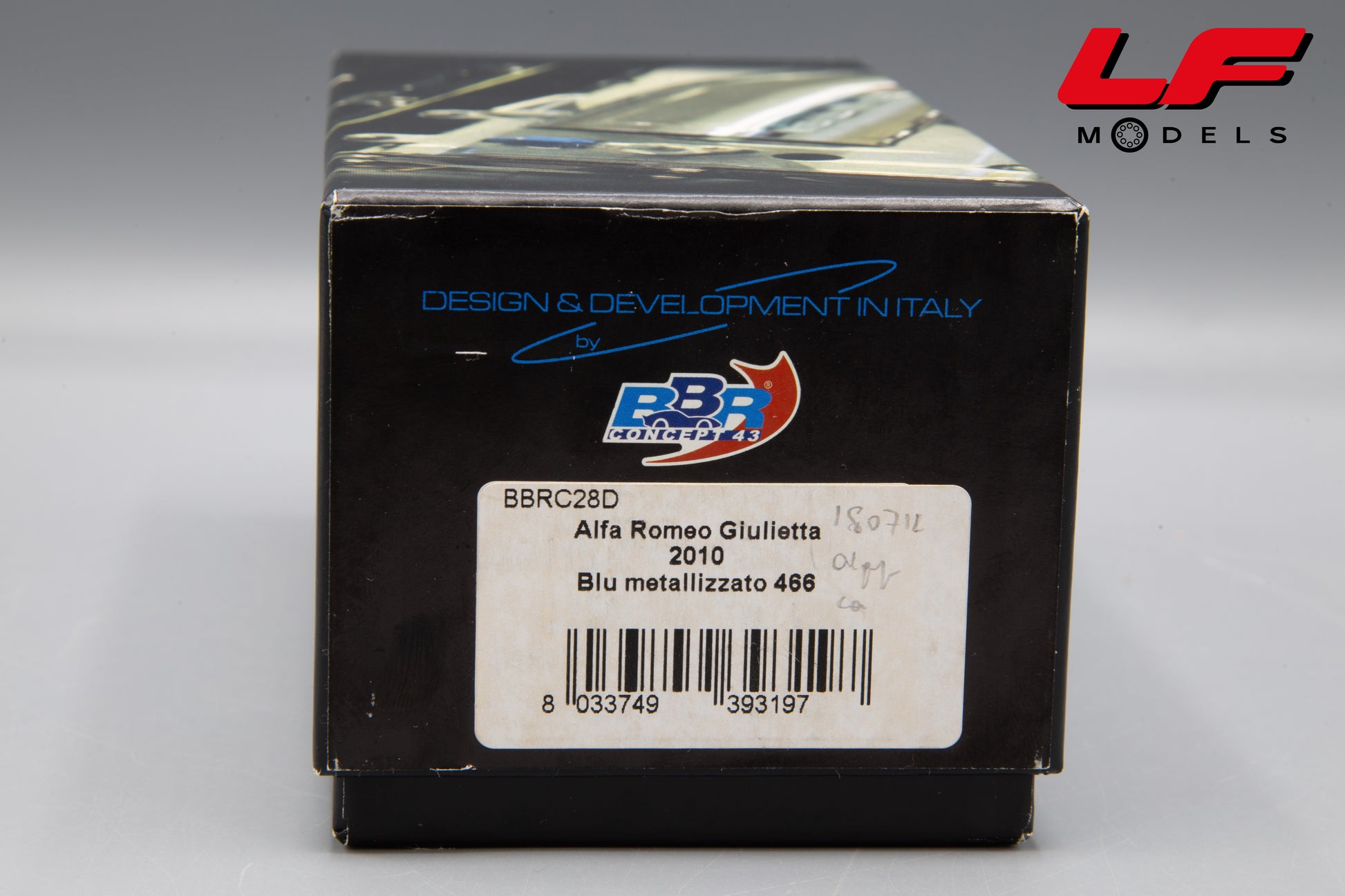 modellino alfa romeo giulietta bbr 1:43 scatola