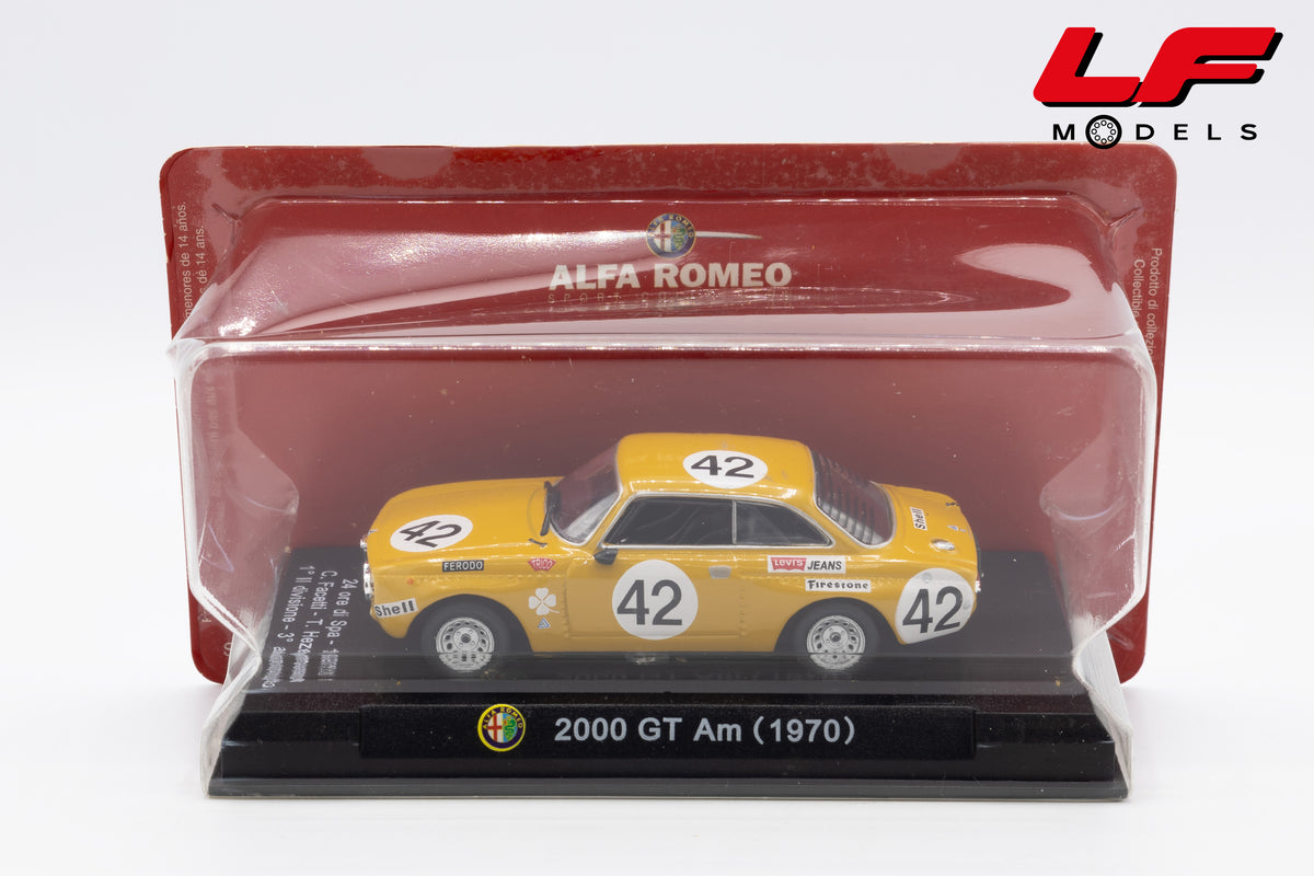 modellino alfa romeo 200 gt am edicola 1:43 vista laterale