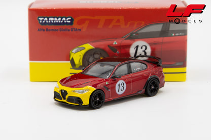 modellino alfa romeo giulia gtam tarmac 1:64 T64G-TL031-MRY vista frontale