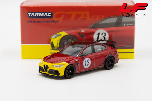 modellino alfa romeo giulia gtam tarmac 1:64 T64G-TL031-MRY vista frontale