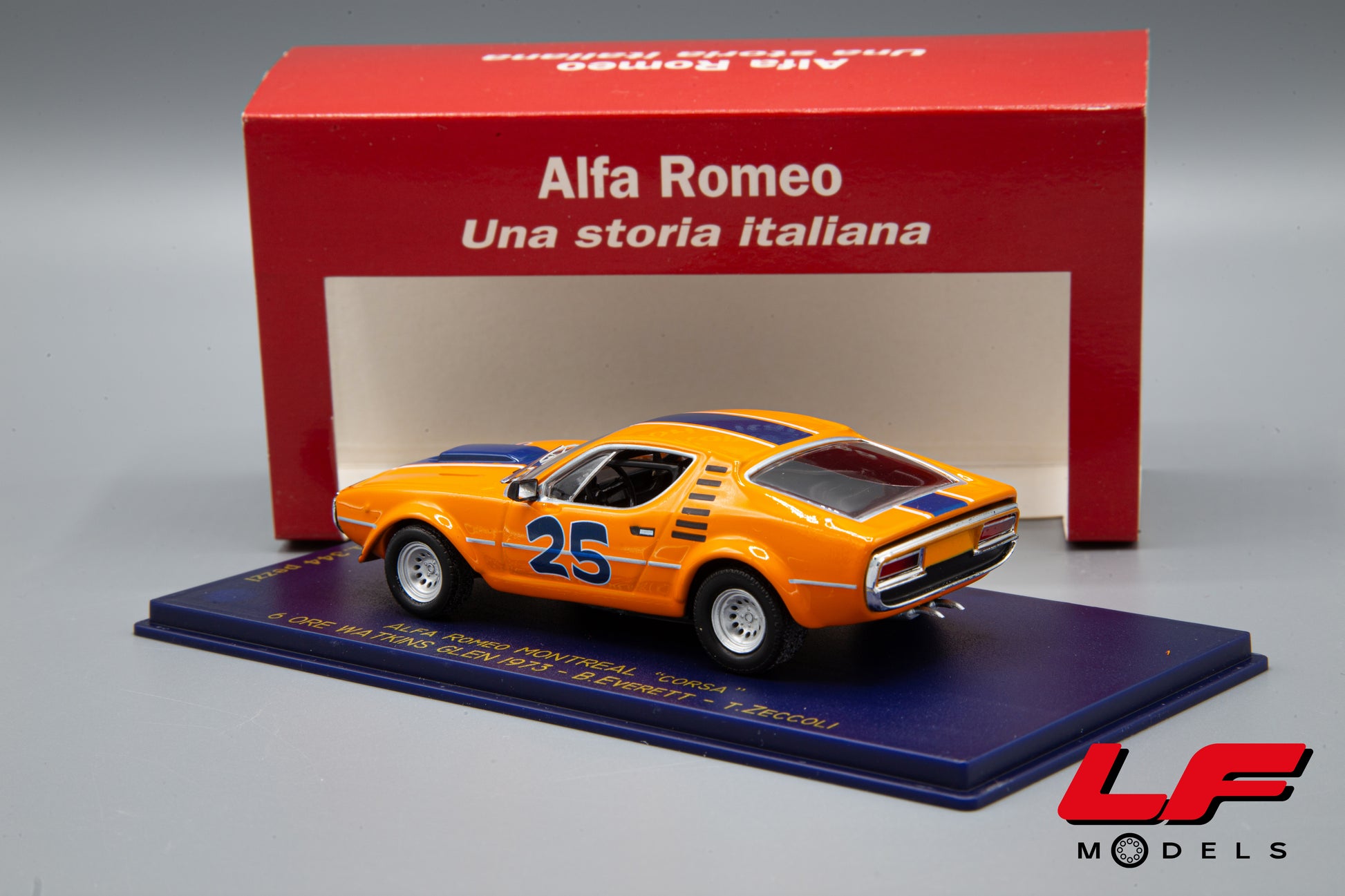 modellino alfa romeo montreal m4 1:43 posteriore