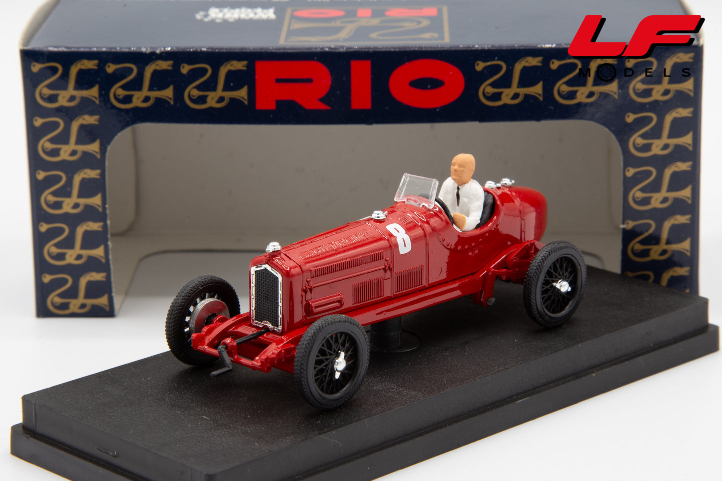 modellino alfa romeo f1 p3 mussolini rio 1:43