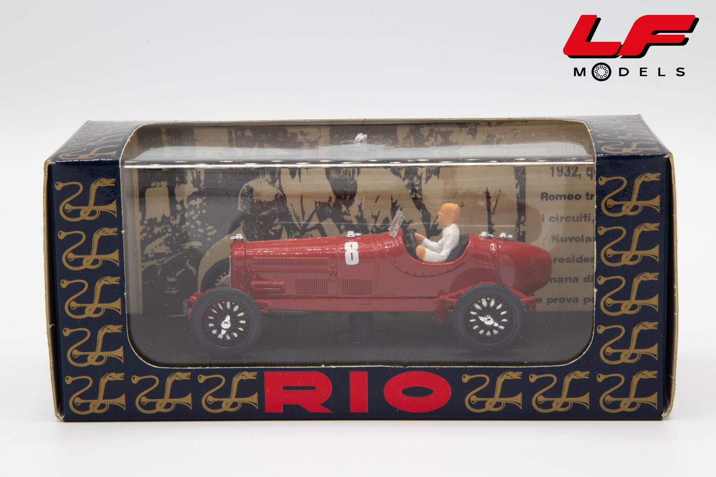 modellino alfa romeo f1 p3 mussolini rio 1:43