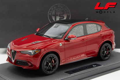 modellino alfa romeo stelvio bbr 1:18 BBRC1830AV vista frontale