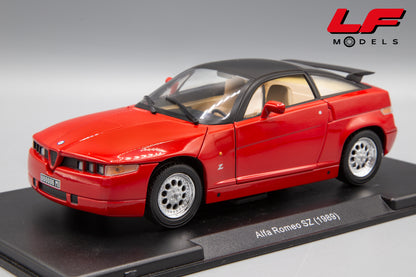 modellino alfa romeo sz edicola 1:24 frontale