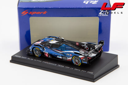 modellino spark a424 24h le mans 2025 spark 1:43 64S066 vista posteriore