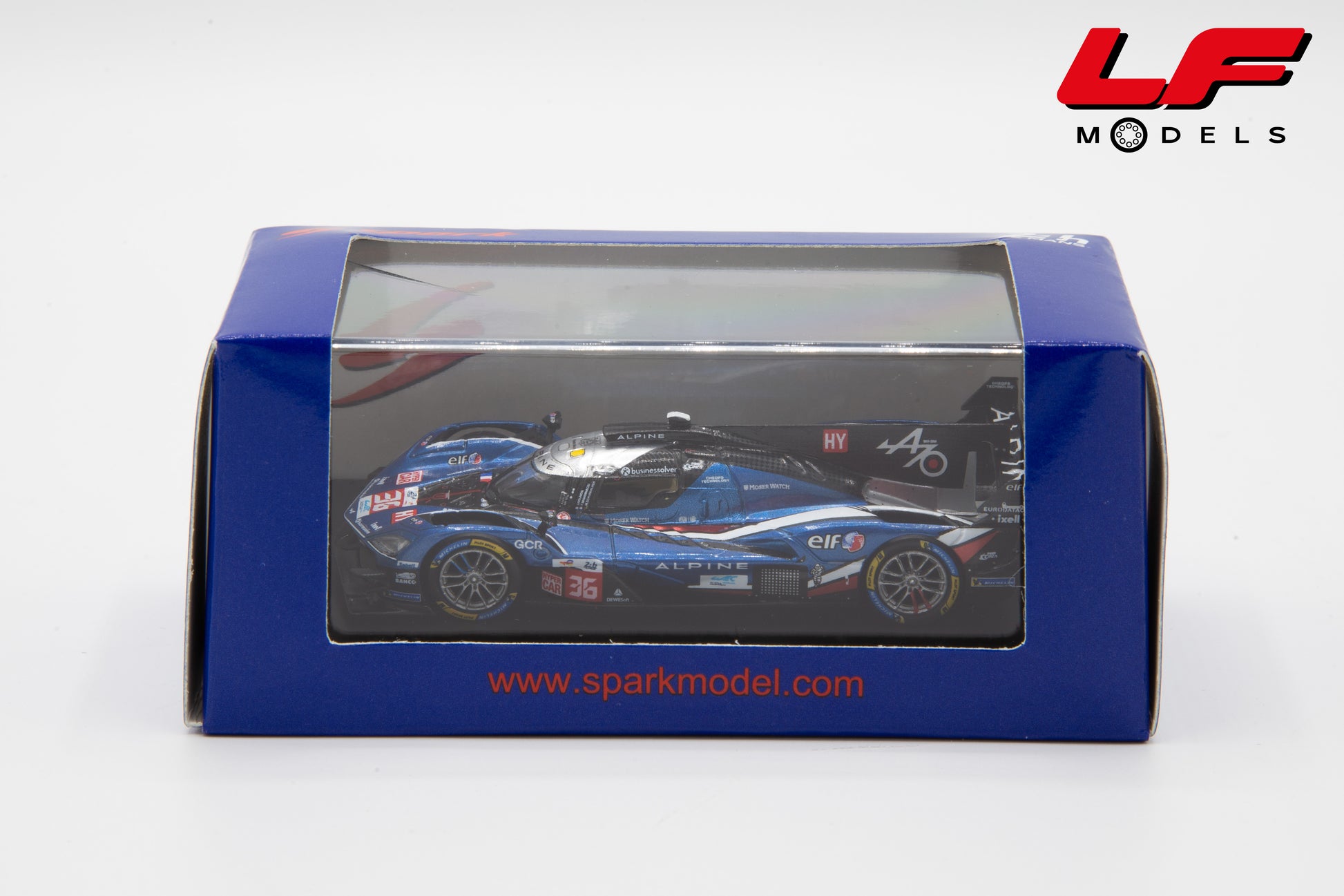 modellino spark a424 24h le mans 2025 spark 1:43 64S066 vista scatola
