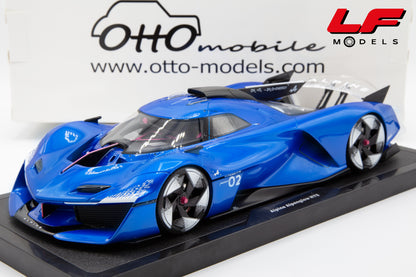 modellino alpine alpenglow ottomobile 1:18 frontale