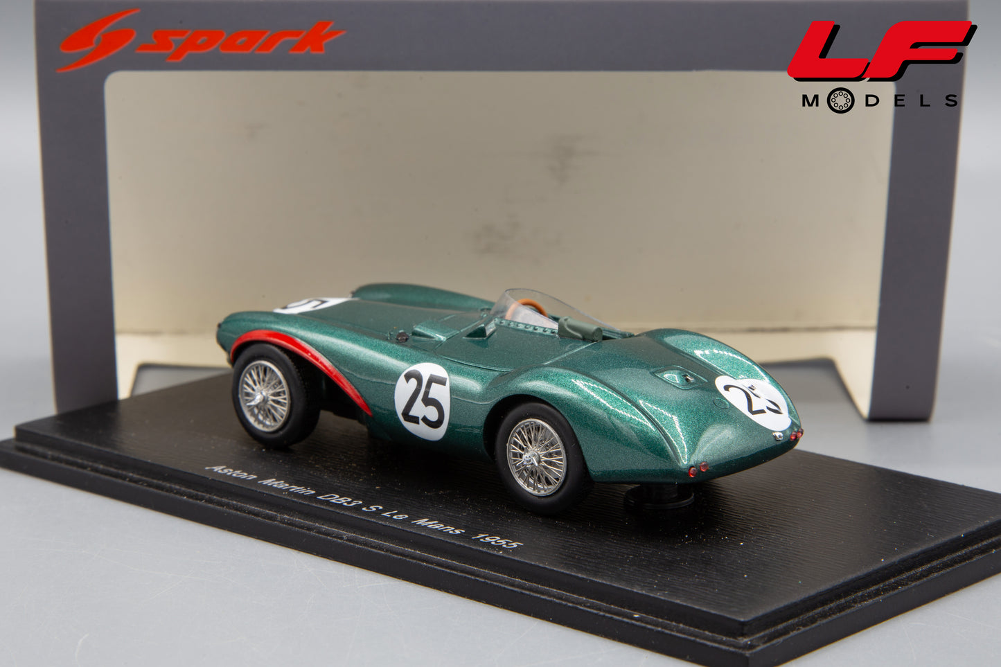 modellino aston martin db3 s le mans spark 1:43 posteriore