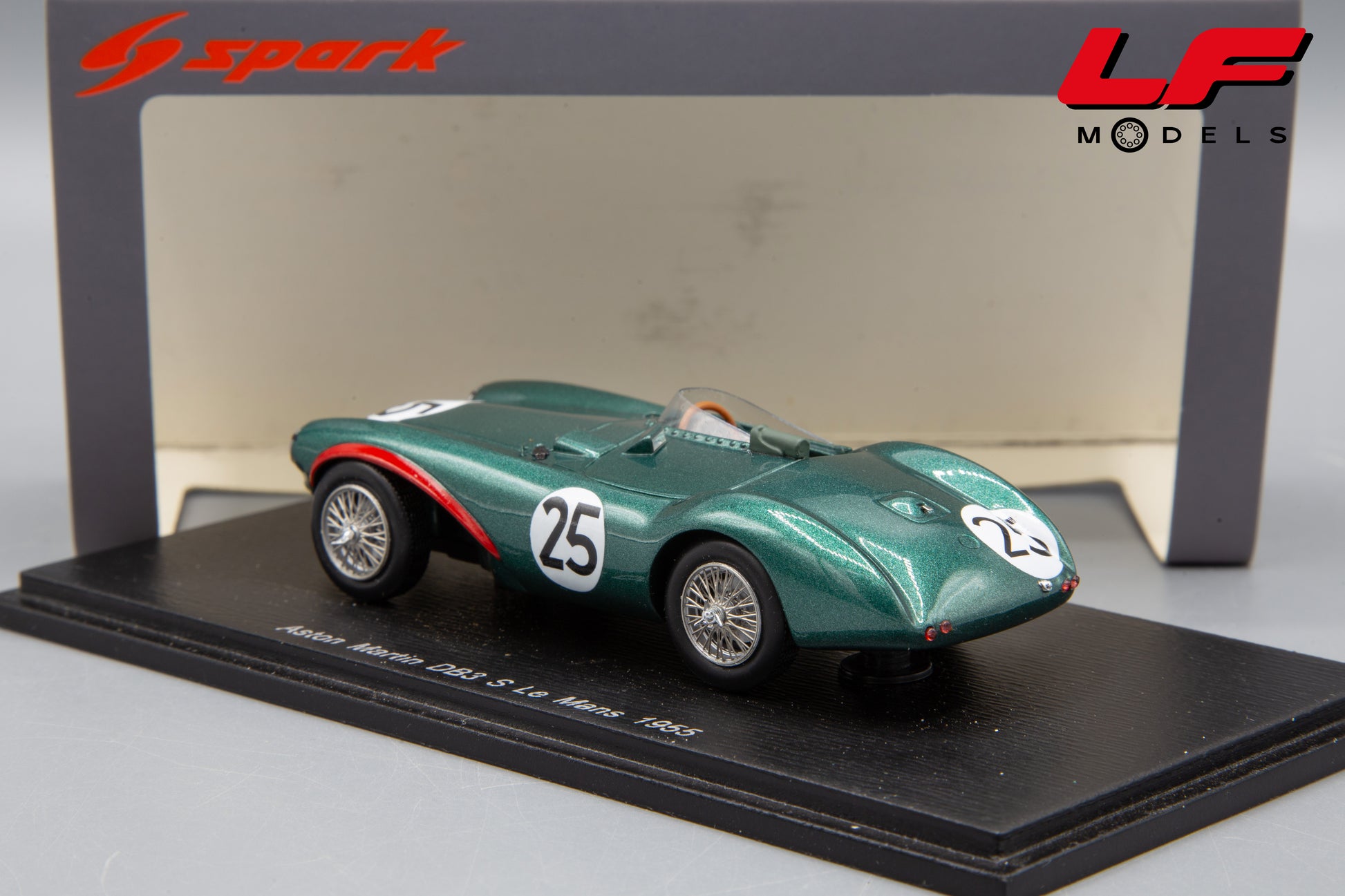 modellino aston martin db3 s le mans spark 1:43 posteriore