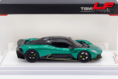 modellino aston martin valhalla podium green tsm 1:43 TSM430922 vista laterale