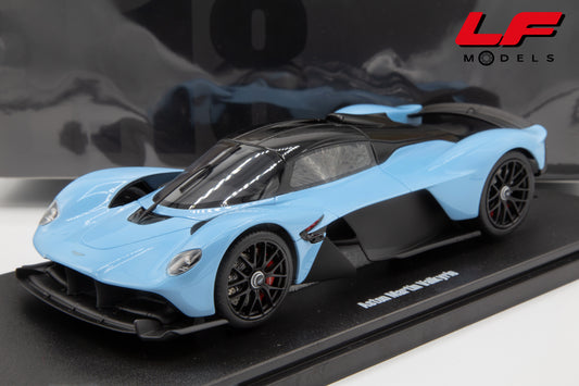 modellino aston martin valkyrie gt spirit 1:18 frontale