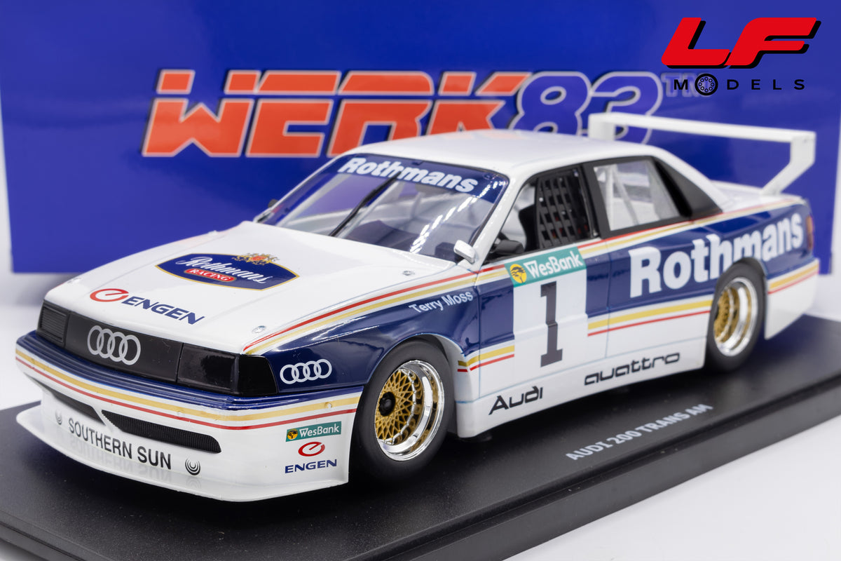 modellino audi 200 quattro trans am werk83 1:18 W1801408 frontale