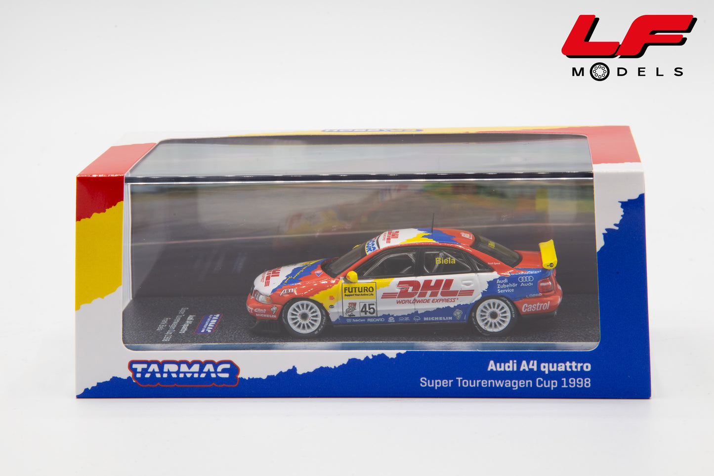 modellino audi a4 cup tarmac 1:64 T64-077-98STW45 vista teca